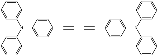 Benzenamine, 4,4'-(1,3-butadiyne-1,4-diyl)bis[N,N-diphenyl- 结构式