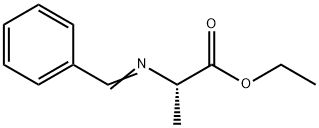 L-Alanine, N-(phenylmethylene)-, ethyl ester Struktur