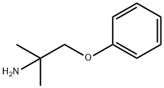 2-甲基-1-苯氧基丙烷-2-胺,61040-67-3,结构式