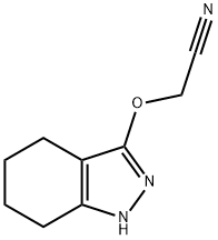 2-((4,5,6,7-Tetrahydro-1H-indazol-3-yl)oxy)acetonitrile Structure