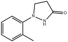 3-Pyrazolidinone, 1-(2-methylphenyl)- Structure