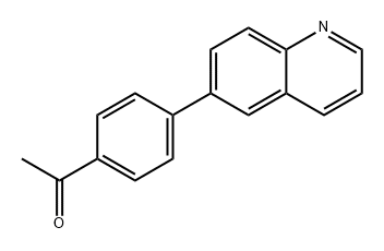Ethanone, 1-[4-(6-quinolinyl)phenyl]- Struktur
