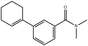 Benzamide, 3-(1-cyclohexen-1-yl)-N,N-dimethyl- Struktur