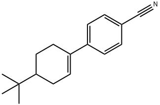 Benzonitrile, 4-[4-(1,1-dimethylethyl)-1-cyclohexen-1-yl]- 结构式