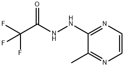 Acetic acid, 2,2,2-trifluoro-, 2-(3-methyl-2-pyrazinyl)hydrazide Structure