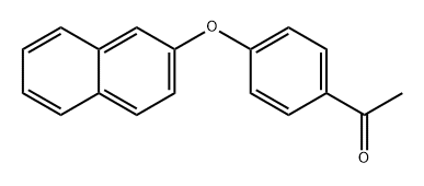 Ethanone, 1-[4-(2-naphthalenyloxy)phenyl]- 化学構造式