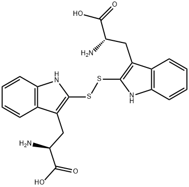 Tryptophan, 2,2'-dithiobis- (9CI) 化学構造式