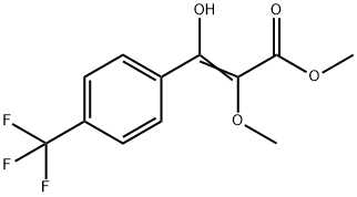 2-Propenoic acid, 3-hydroxy-2-methoxy-3-[4-(trifluoromethyl)phenyl]-, methyl ester Structure