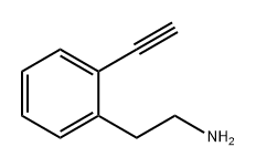 2-(2-乙炔基苯基)乙烷-1-胺, 612499-53-3, 结构式