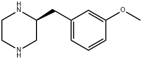 Piperazine, 2-[(3-methoxyphenyl)methyl]-, (2S)- Struktur