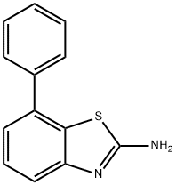 2-氨基-7-苯基苯并噻唑 结构式