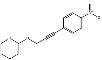 2H-Pyran, tetrahydro-2-[[3-(4-nitrophenyl)-2-propyn-1-yl]oxy]-