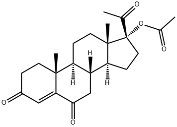 Pregn-4-ene-3,6,20-trione, 17-(acetyloxy)- Structure