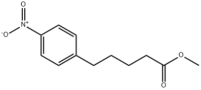Benzenepentanoic acid, 4-nitro-, methyl ester Structure