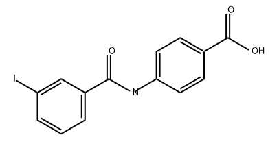 Benzoic acid, 4-[(3-iodobenzoyl)amino]-,613653-36-4,结构式