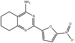 2-(5-Nitrofuran-2-yl)-5,6,7,8-tetrahydroquinazolin-4-amine Struktur