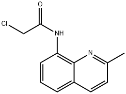 2-Chloro-N-(2-methylquinolin-8-yl)acetamide Structure