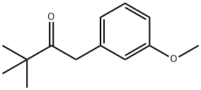 2-Butanone, 1-(3-methoxyphenyl)-3,3-dimethyl- 化学構造式