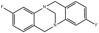6H,12H-5,11-METHANODIBENZO[B,F][1,5]DIAZOCINE, 3,9-DIFLUORO- 结构式
