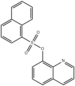 Quinolin-8-yl naphthalene-1-sulfonate 结构式