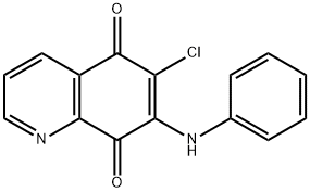 6-Chloro-7-(phenylamino)quinoline-5,8-dione,61431-04-7,结构式