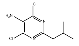 4,6-二氯-2-异丁基嘧啶-5-胺, 61457-01-0, 结构式