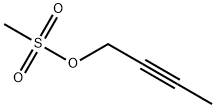 2-Butyn-1-ol, 1-methanesulfonate Structure