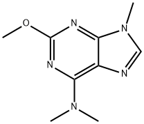 2-Methoxy-N,N,9-trimethyl-9H-purin-6-amine Structure
