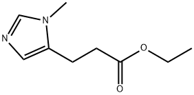 1H-Imidazole-5-propanoic acid, 1-methyl-, ethyl ester Structure