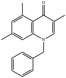 1-Benzyl-3,5,7-trimethylquinolin-4(1H)-one Structure