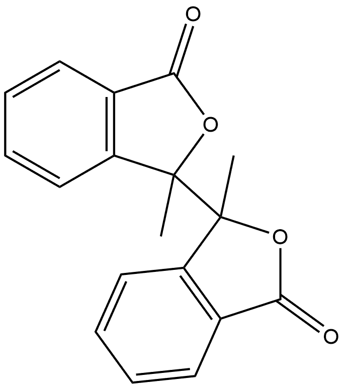 1,1'-Dimethyl-[1,1'-biisobenzofuran]-3,3'(1H,1'H)-dione 结构式