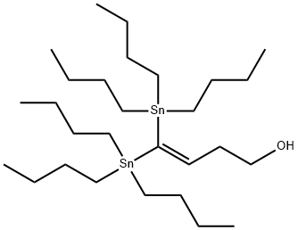 3-Buten-1-ol, 4,4-bis(tributylstannyl)- Structure