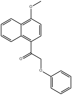 1-(4-Methoxynaphthalen-1-yl)-2-phenoxyethanone Struktur