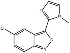 2,1-Benzisoxazole, 5-chloro-3-(1-methyl-1H-imidazol-2-yl)- Structure