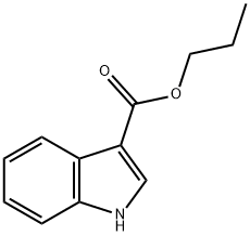 Propyl 1H-indole-3-carboxylate 结构式