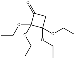 Cyclobutanone, 2,2,3,3-tetraethoxy- Struktur