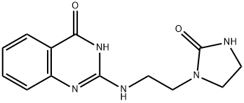 2-((2-(2-Oxoimidazolidin-1-yl)ethyl)amino)quinazolin-4(1H)-one Struktur