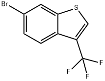 6-Bromo-3-(trifluoromethyl)benzo[b]thiophene Structure