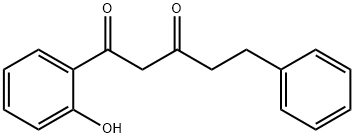 1,3-Pentanedione, 1-(2-hydroxyphenyl)-5-phenyl- Struktur