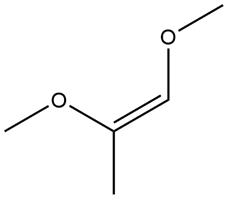 (Z)-1,2-dimethoxy-1-propene 化学構造式