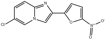 6-Chloro-2-(5-nitrofuran-2-yl)imidazo[1,2-a]pyridine Structure