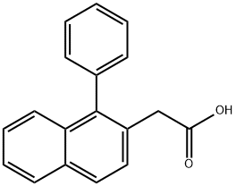 2-(1-Phenylnaphthalen-2-yl)acetic acid Structure