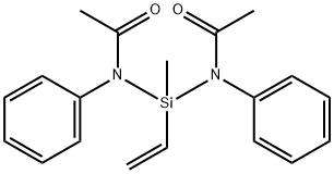 N,N''-(Methyl(vinyl)silanediyl)bis(N-phenylacetamide) 结构式