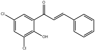2-Propen-1-one, 1-(3,5-dichloro-2-hydroxyphenyl)-3-phenyl-, (2E)- Structure
