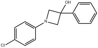 1-(4-Chlorophenyl)-3-phenylazetidin-3-ol Struktur