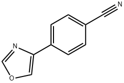 Benzonitrile, 4-(4-oxazolyl)- Struktur