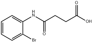 Butanoic acid, 4-[(2-bromophenyl)amino]-4-oxo- 结构式