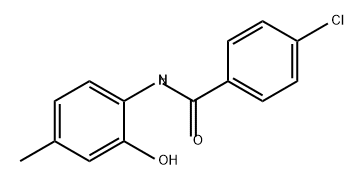 Benzamide, 4-chloro-N-(2-hydroxy-4-methylphenyl)- 结构式