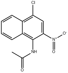 N-(4-Chloro-2-nitronaphthalen-1-yl)acetamide Structure