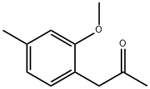 2-Propanone, 1-(2-methoxy-4-methylphenyl)-,62155-73-1,结构式